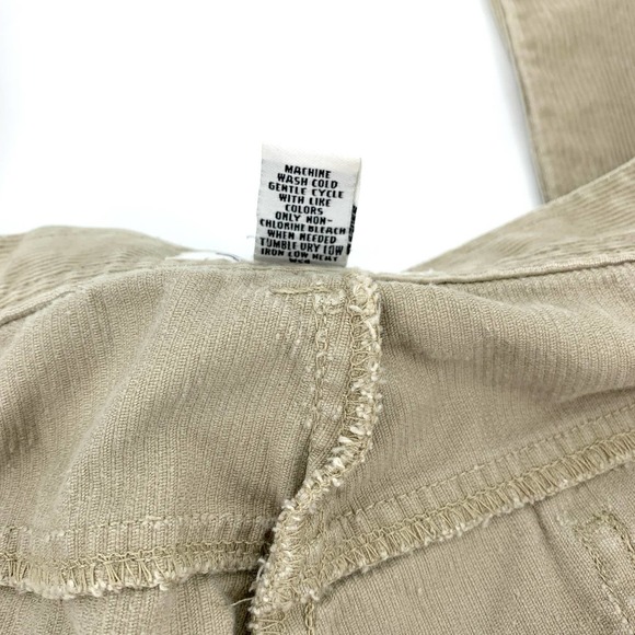 Calvin Klein Mens 36x30 Tan Corduroy Trouser Flat Front Straight Leg - Picture 7 of 9